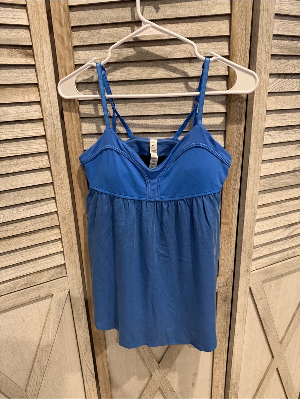 Lululemon Find Bliss Women’s Blue Strappy Tank Top size 8